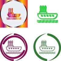 Steamboat Icon Design vector