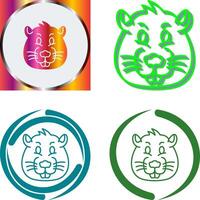 Beaver Icon Design vector