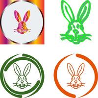 Rabbit Icon Design vector