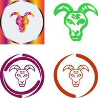 Goat Icon Design vector