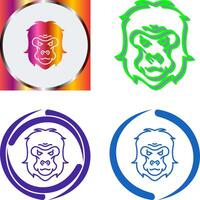 Gorilla Icon Design vector