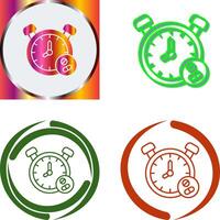 diseño de icono de reloj vector