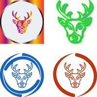 Deer Icon Design vector