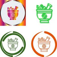 Herb Icon Design vector