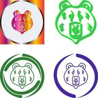 Polar Bear Icon Design vector