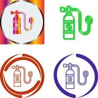 Oxygen Tank Icon Design vector