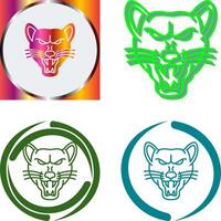 diseño de icono de lobo vector