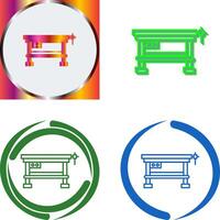 Work Bench Icon Design vector