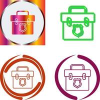 Suitcase Icon Design vector