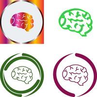 Brain Icon Design vector