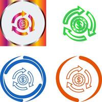 Turnover Icon Design vector
