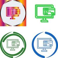 Online Payment Icon Design vector