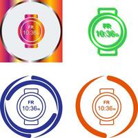 Deportes reloj icono diseño vector