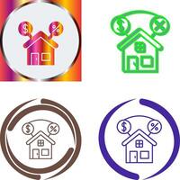 Mortgage Icon Design vector