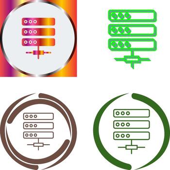 Server Icon Design vector