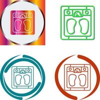 Weighing Scale Icon Design vector