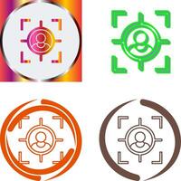 Target Icon Design vector