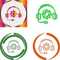 Customer Support Icon Design vector