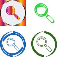 Magnifiying Glass Icon Design vector