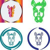 Donkey Icon Design vector