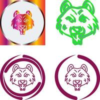 diseño de icono de oso vector