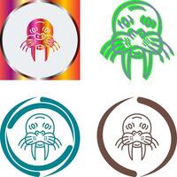 Walrus Icon Design vector