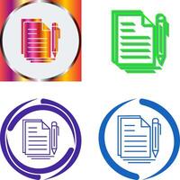 Document Icon Design vector