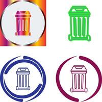 Garbage Icon Design vector