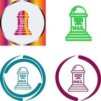 Mail Box Icon Design vector