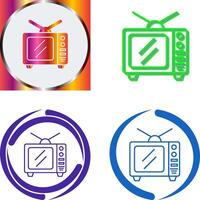 diseño de icono de televisión vector