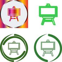 Easel Icon Design vector