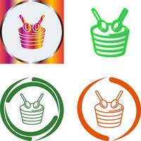Drum Icon Design vector