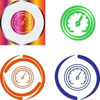 Speedometer Icon Design vector