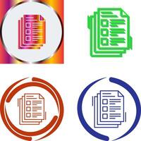 Notes Icon Design vector