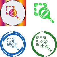 Zoom Out Icon Design vector