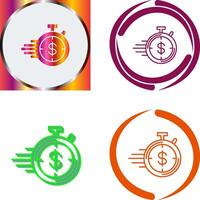 Timer Icon Design vector