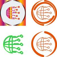 Network Icon Design vector