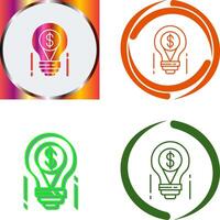 Light Bulb Icon Design vector