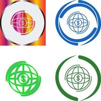 Globe Icon Design vector