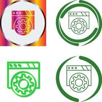 Browser Icon Design vector