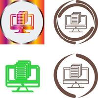 Document Icon Design vector