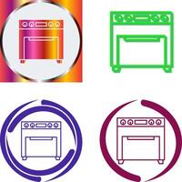 Oven Icon Design vector