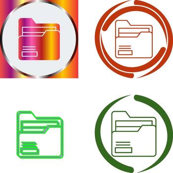 diseño de icono de carpeta vector