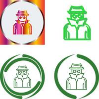 Spy Icon Design vector