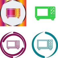 Microwave Icon Design vector