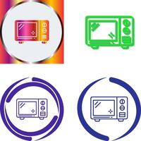 Microwave Icon Design vector