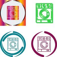 Washing Machine Icon Design vector