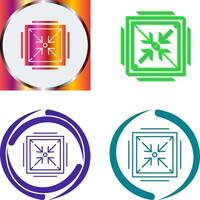 Minimize Icon Design vector