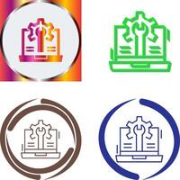 Web Development Icon Design vector