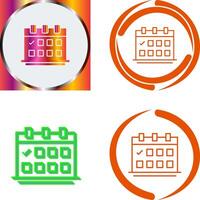 Calender Icon Design vector